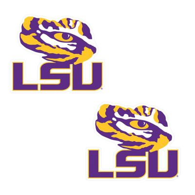  Lsu- Lsu Tiger Eye Decal 2 Pack- Alumni Hall