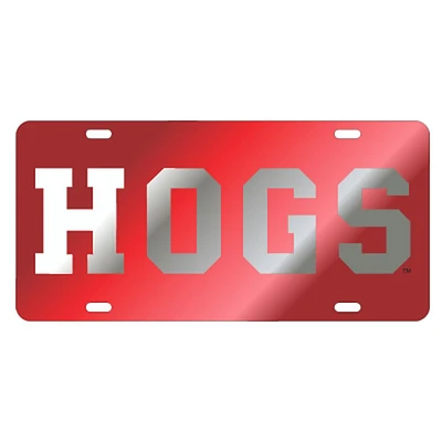 Arkansas Hogs License Plate