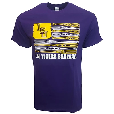 LSU Bat Flag Short Sleeve Tee