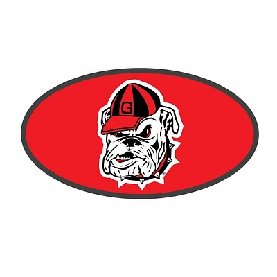 Georgia Bulldog Domed Hitch Cover