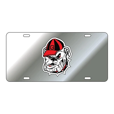 Georgia Reflective Bulldog License Plate