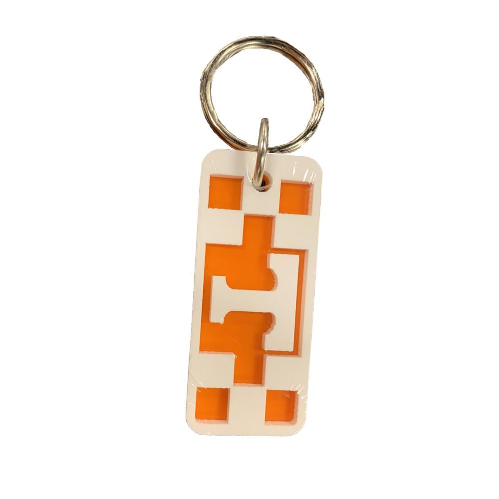  Tn - Tennessee Checkerboard Keychain - Alumni Hall