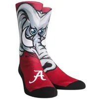 Crimson Tide- Alabama Rock ' Em Mascot Series Crew Socks- Alumni Hall