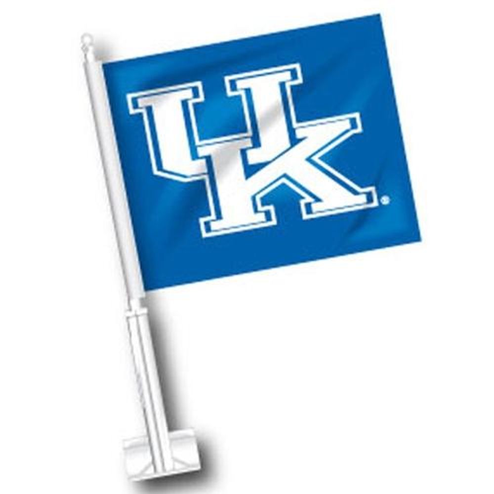  Kentucky Uk Logo Car Flag (Blue)