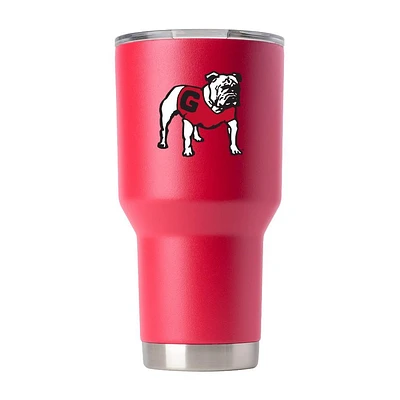 Georgia Gametime Sidekick 30oz Standing Bulldog Vault Tumbler With Lid