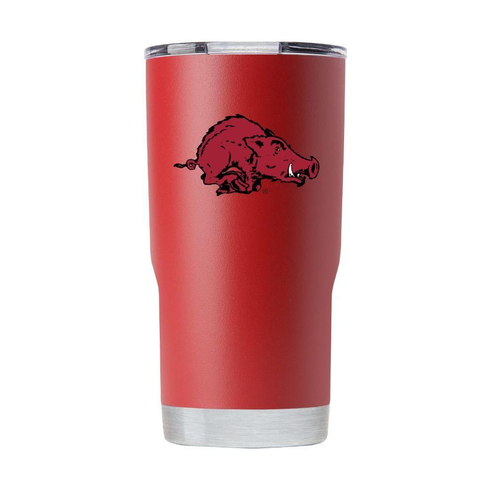 Arkansas Gametime Sidekick 20 Oz Running Hog Vault Tumbler With Lid