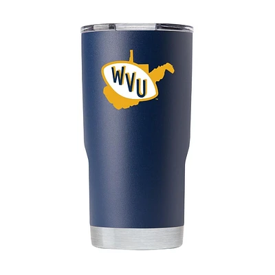 West Virginia Gametime Sidekick 20oz Retro State Vault Tumbler With Lid