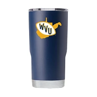 West Virginia Gametime Sidekick 20oz Retro State Vault Tumbler With Lid