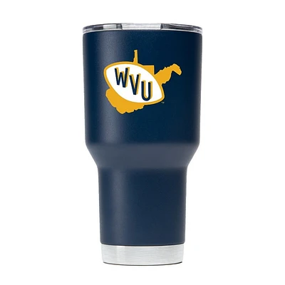 West Virginia Gametime Sidekick 30oz Retro State Vault Tumbler With Lid
