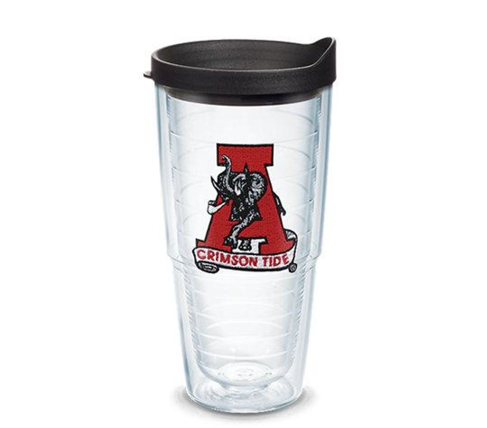 Alabama Script A Mom Tumbler With Lid