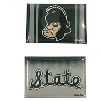 Michigan State Vault Logo 2 Pack Magnets 3