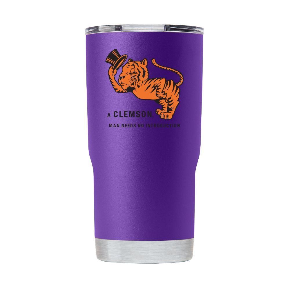  Clemson - Clemson Gametime Sidekick 20oz Gentleman Tiger Vault Tumbler With Lid - Alumni Hall