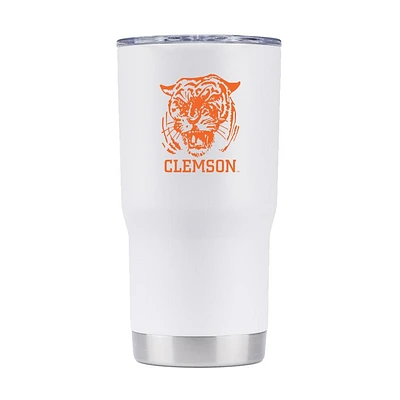 Clemson Gametime Sidekick 20 Oz Snarling Tiger Vault Tumbler With Lid