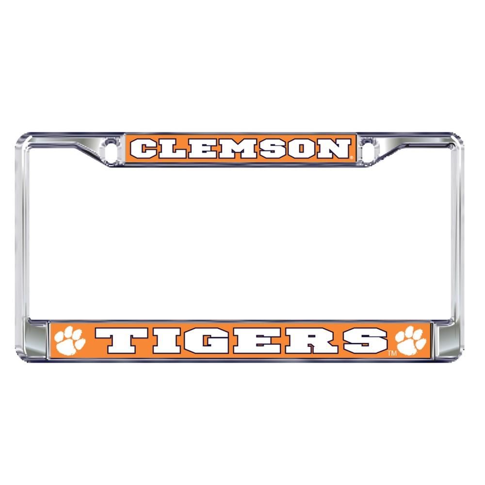 Tigers - Clemson Metal License Plate Frame