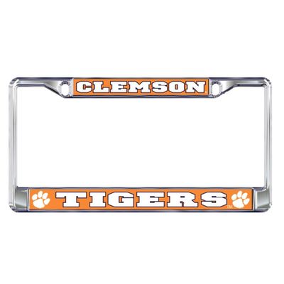 Tigers - Clemson Metal License Plate Frame