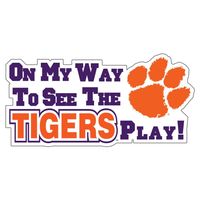  Tigers - Clemson On My Way To See The Tigers Play Magnet 16 - Alumni Hall