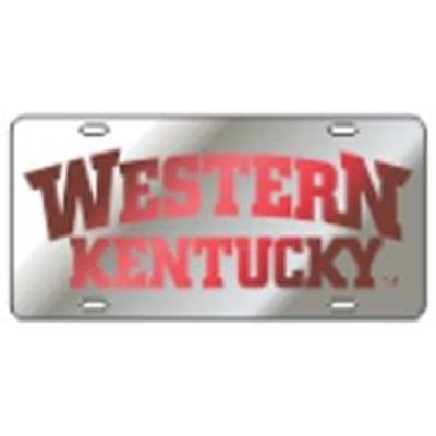  Western Kentucky License Plate Silver