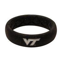 Vt | Virginia Tech Groove Ring (Thin) Alumni Hall