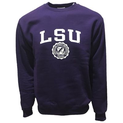 LSU Champion College Seal Crew Sweatshirt