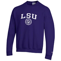 LSU Champion College Seal Crew Sweatshirt