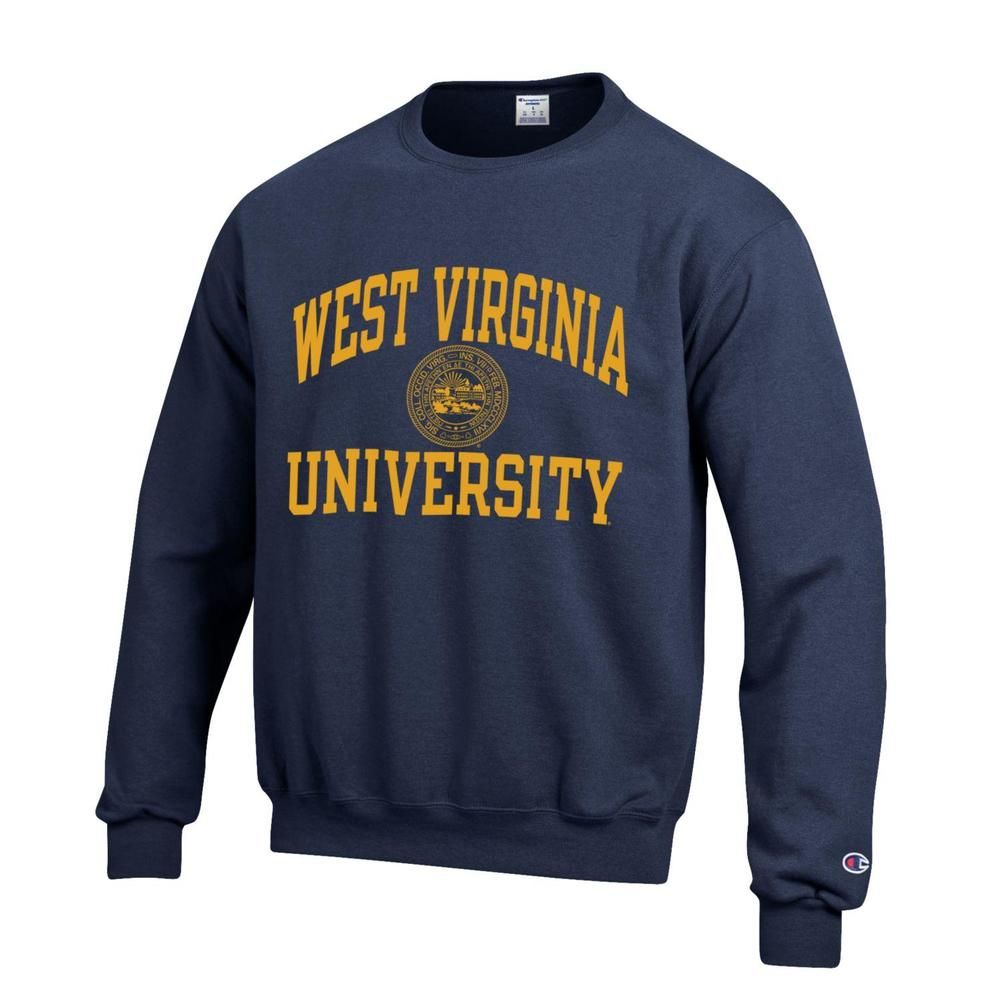 West Virginia College Seal Crew Sweatshirt