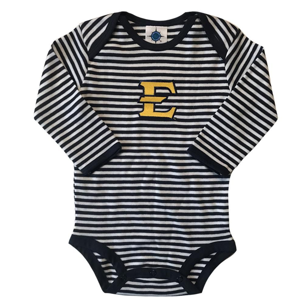 Bucs | Etsu Infant Stripe L/S Bodysuit Onesie Alumni Hall