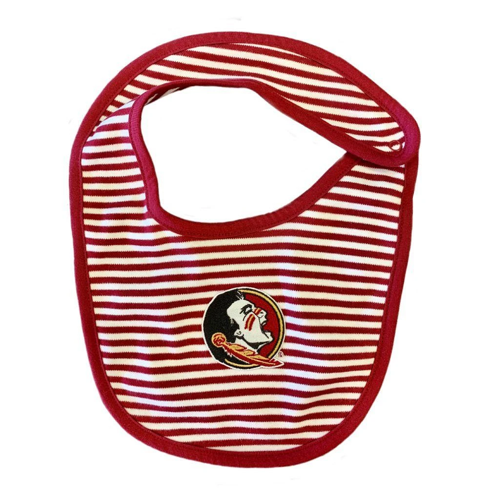 Florida State Infant Striped Bib