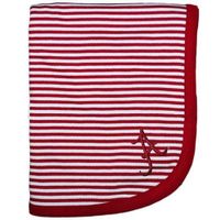 Alabama Striped Knit Baby Blanket