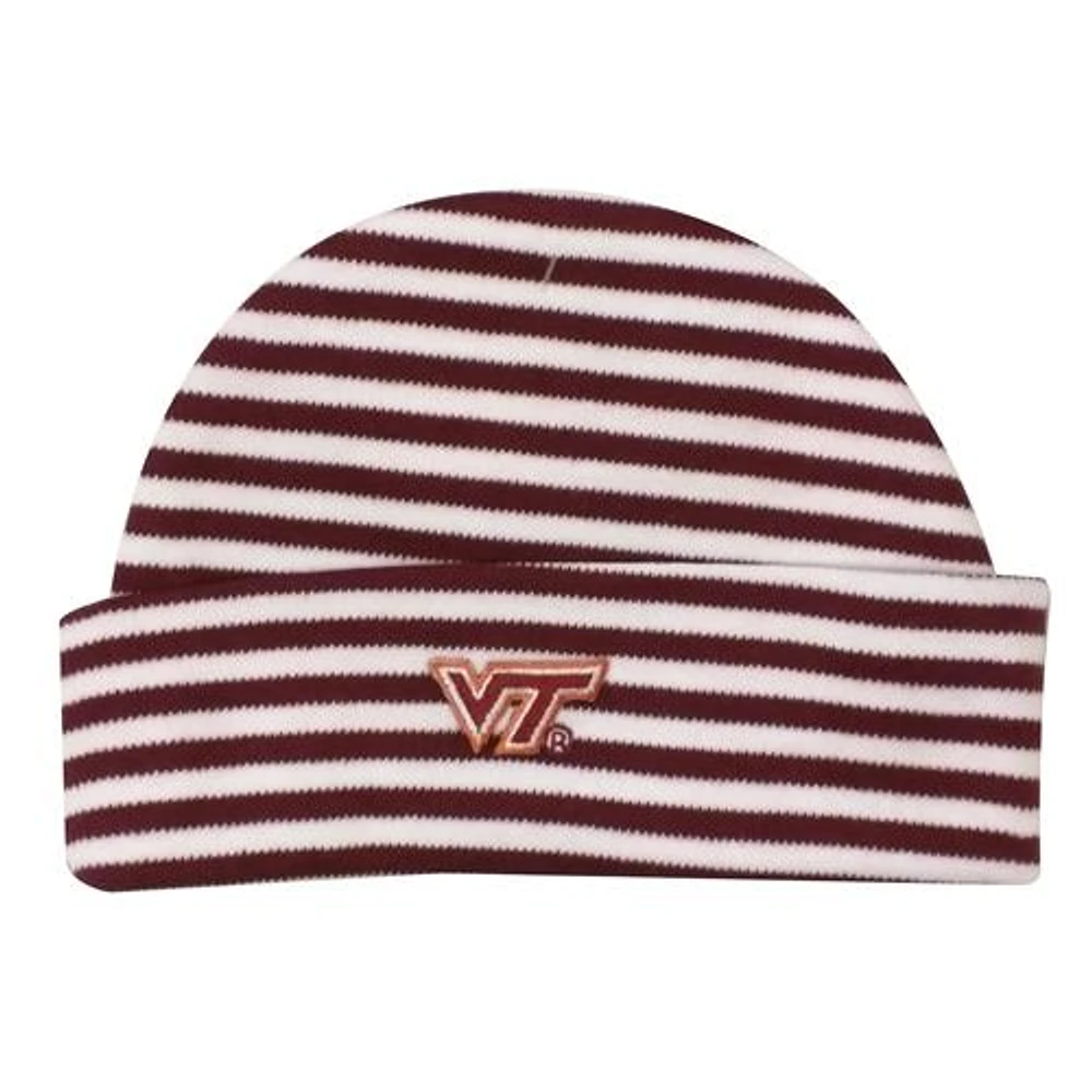 Virginia Tech Infant Striped Knit Cap