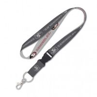  Fsu | Florida State Wincraft Charcoal Lanyard With Detachable Buckle | Alumni Hall