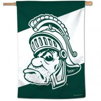  Msu | Michigan State Wincraft Vault Spartan Vertical House Flag | Alumni Hall