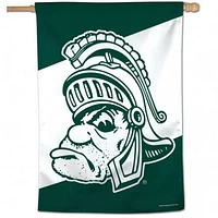 Michigan State Wincraft Vault Spartan Vertical House Flag