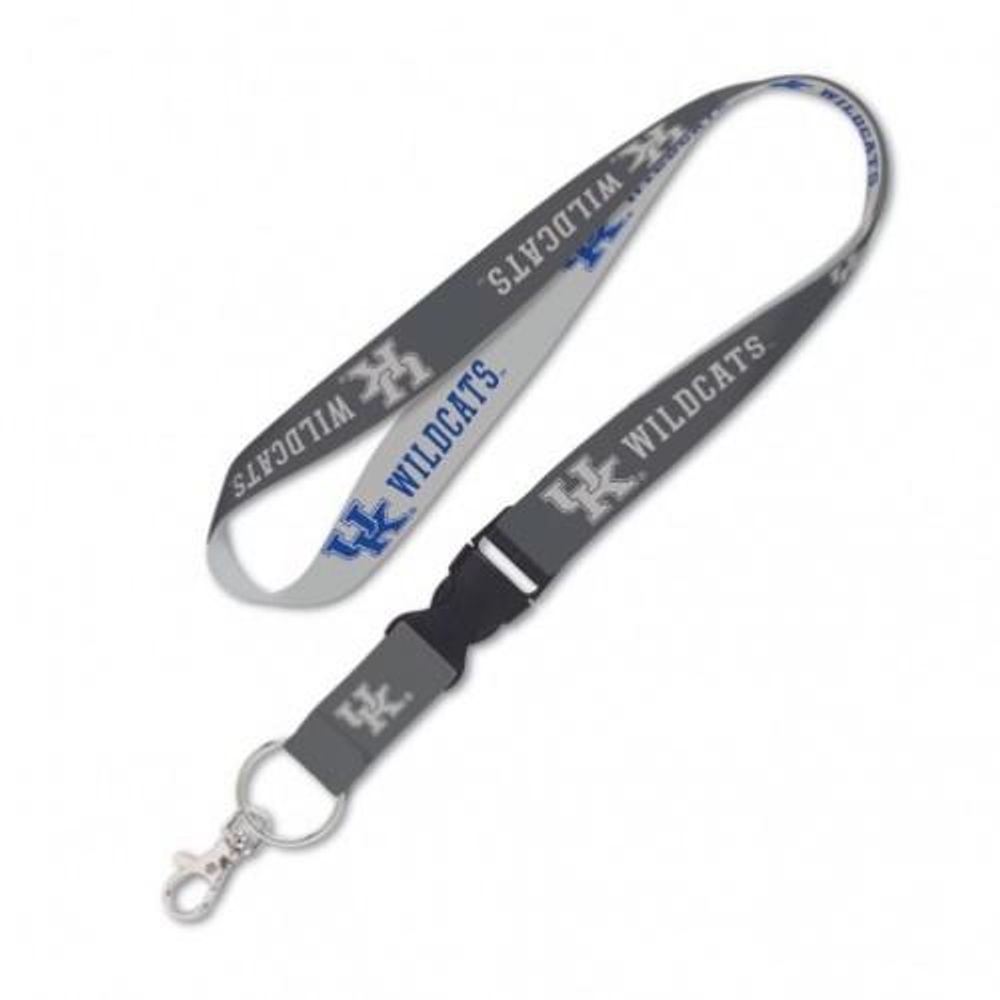 Kentucky Wincraft Charcoal Lanyard With Detachable Buckle