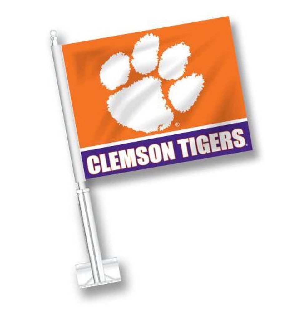  Tigers | Clemson Tigers Orange Car Flag | Alumni Hall