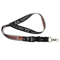 Virginia Tech Charcoal Lanyard