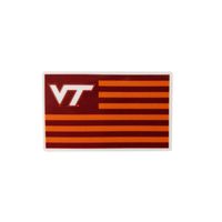  Vt | Virginia Tech 2 Inch Flag Decal | Alumni Hall