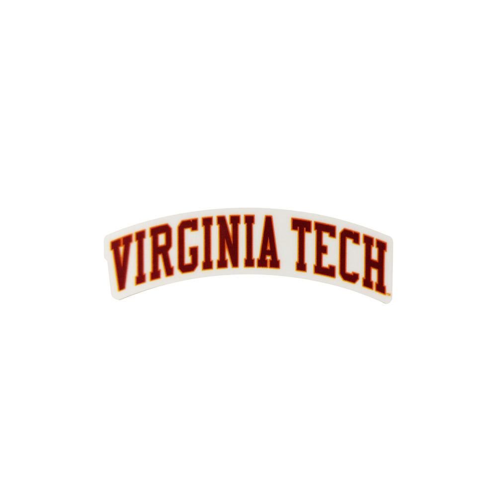  Vt | Virginia Tech 2 Inch Arch Vinyl Decal | Alumni Hall