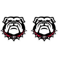  Bulldogs | Georgia Bulldog Logo 2  Decal (2 Pack) | Alumni Hall