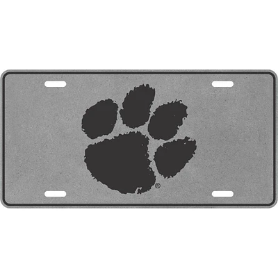 Clemson Printed Metal Logo License Plate