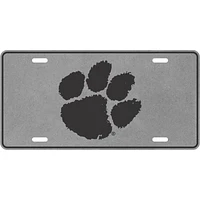 Clemson Printed Metal Logo License Plate