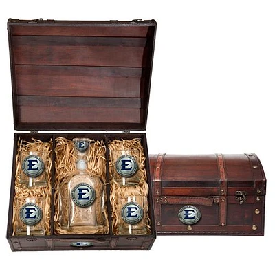 ETSU Heritage Pewter Capitol Decanter Chest Set
