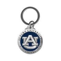  War Eagle | Auburn Heritage Pewter Key Chain (Blue Emblem) | Alumni Hall