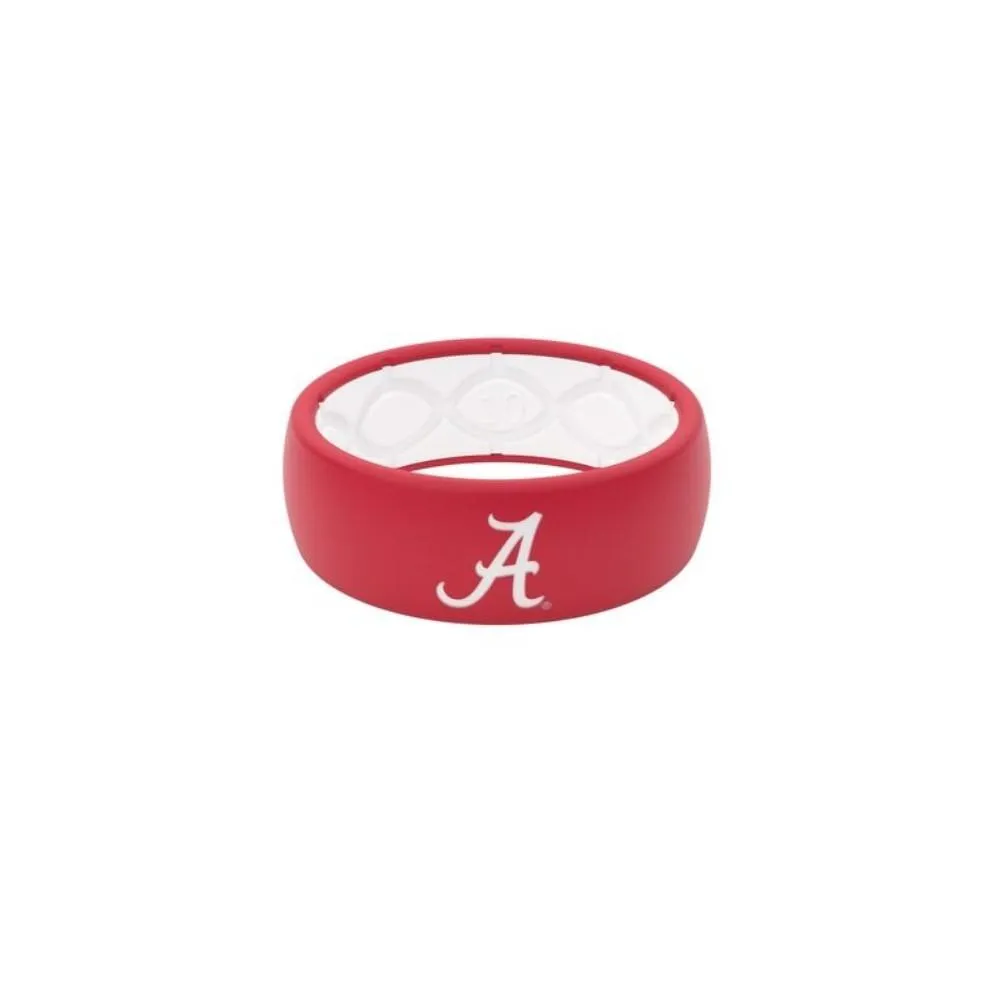 Crimson Tide | Alabama Script A Groove Ring (Original) Alumni Hall