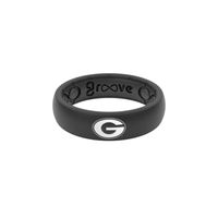 Bulldogs | Georgia Groove Ring (Thin) Alumni Hal