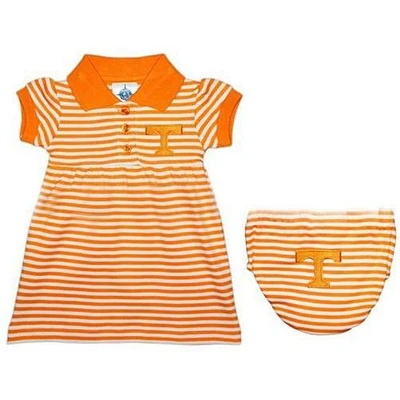Tennessee Infant Striped Game Day Dress With Bloomer