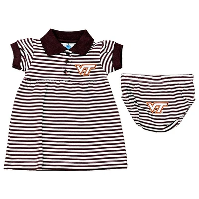Virginia Tech Infant Striped Gameday Dress With Bloomer