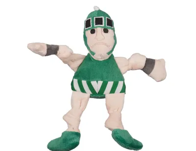 Spartans | Michigan State Sparty Plush Knottie Dog Toy | Alumni Hall