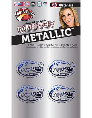 Florida Metallic Waterless Face Tattoos