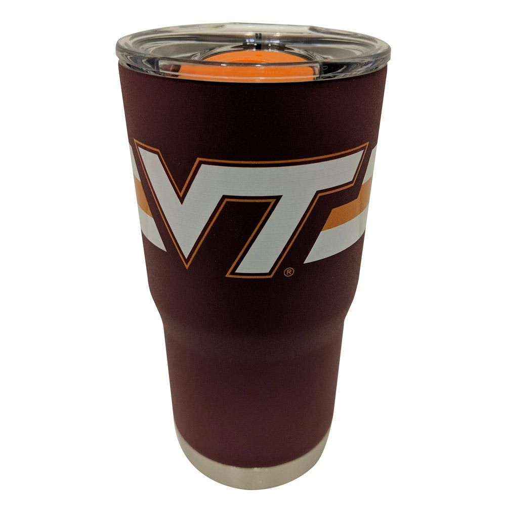 Virginia Tech Gametime Sidekicks Oz Striped Tumbler