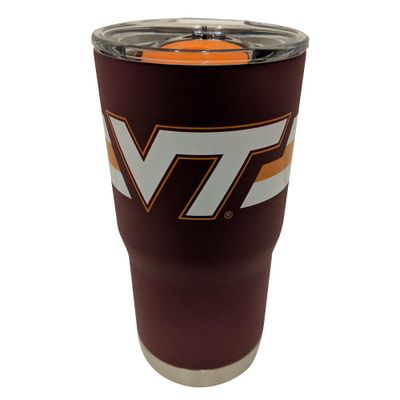 Virginia Tech Gametime Sidekicks Oz Striped Tumbler